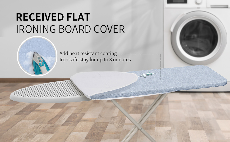 ANYLION Ironing Board Cover and Pad, Ironing Board Covers 15 x 54 inch