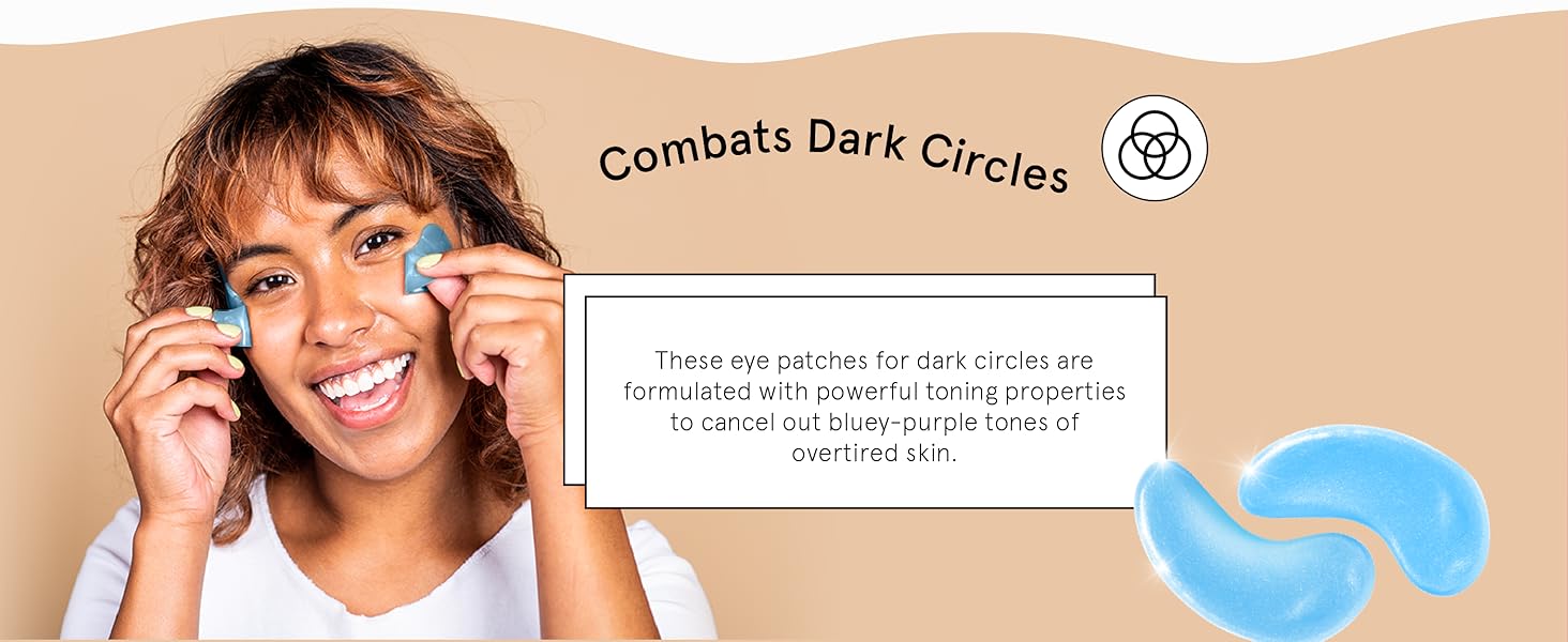 Our under eye patches are packed with a nutrient-rich formula that combats dark circles