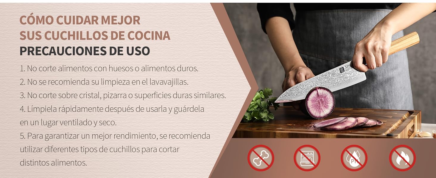 Cómo cuidar mejor sus cuchillos de cocina