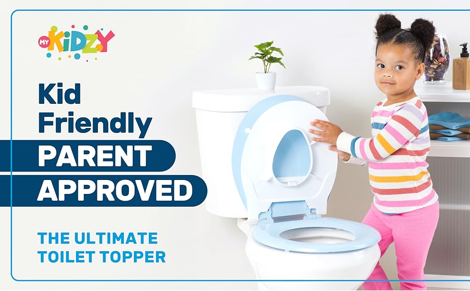 MyKidzy Potty Training Toilet Seat Topper for Boys and
