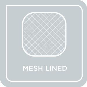 Mesh lined