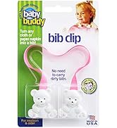 Baby Buddy Bib Clip, Newborn Must Have and Travel Essential, Turn Any Cloth, Towel, or Napkin int...