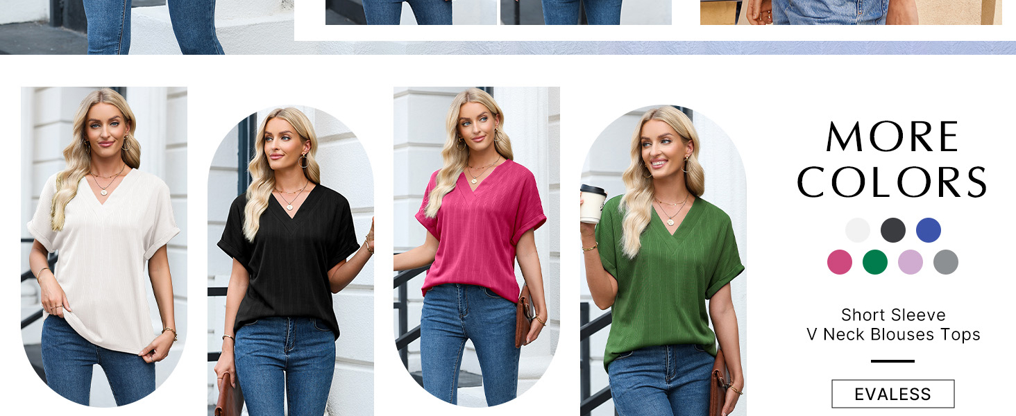 Business Casual Dressy Blouses Shirts