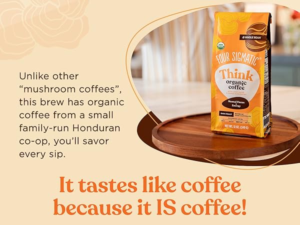 Organic coffee from a small family-run honduran co-op 