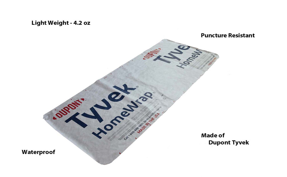 tyvek ground cloth for camping, backpacking, ultralight, waterproof, ripstop