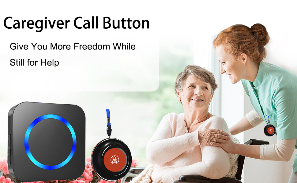 Caregiver Pager Wireless Call Button