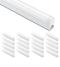 SHINESTAR 20-Pack Linkable LED Shop Light 4FT, 6500K Super