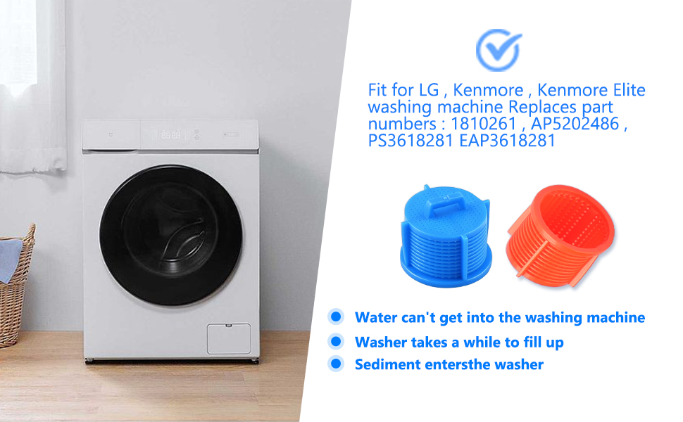 BXIZXD AGM73269501 Washer Water Inlet Valve Filter Screen