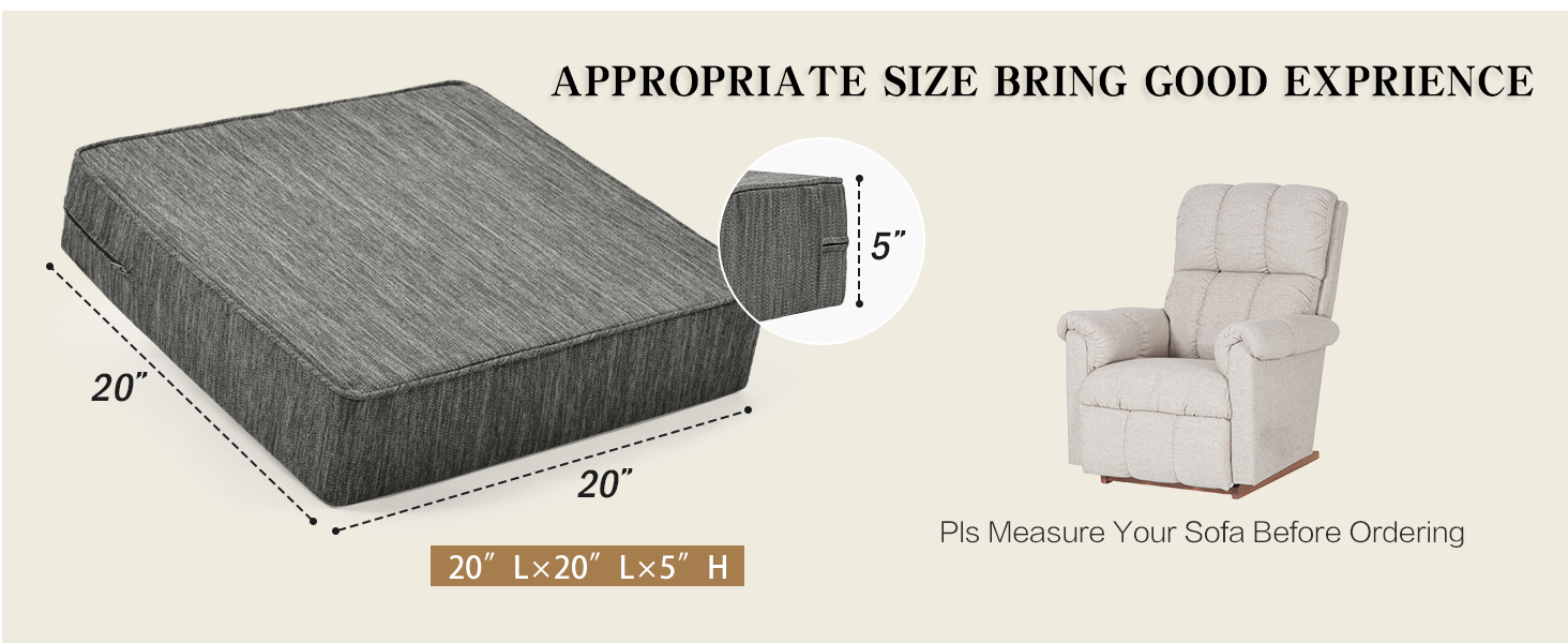recliner seat cushions