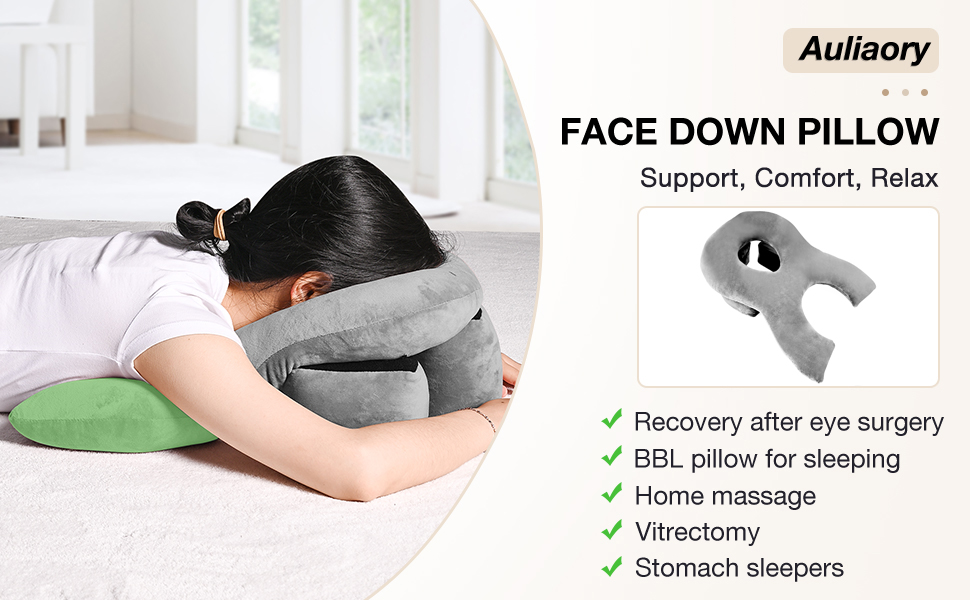 Auliaory Comfortable Face Down Pillow Face Down Pillow