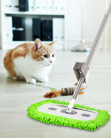 Reusable Coral Fleece Mop Pads