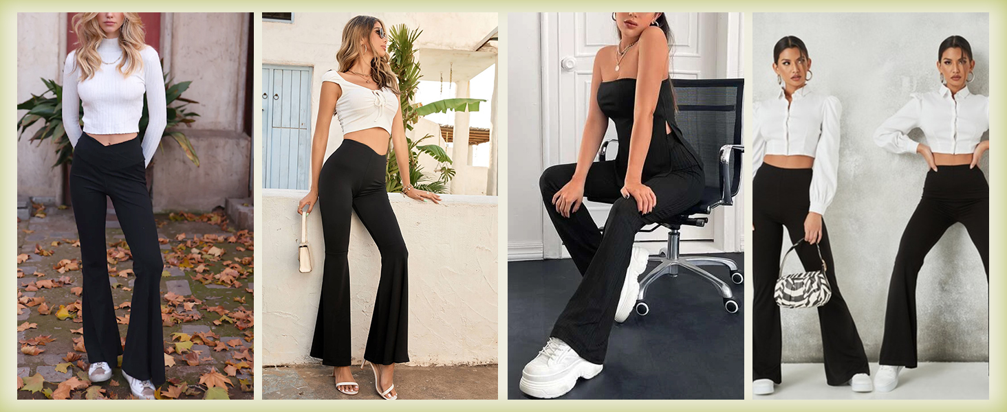 Women’s Bootcut Yoga Pants Flare Leggings for Women High Waisted