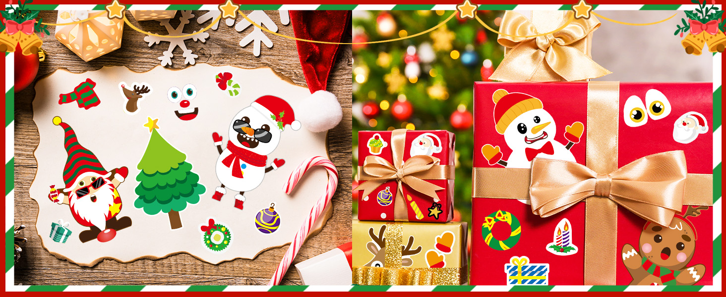 Make Your Own Christmas Stickers
