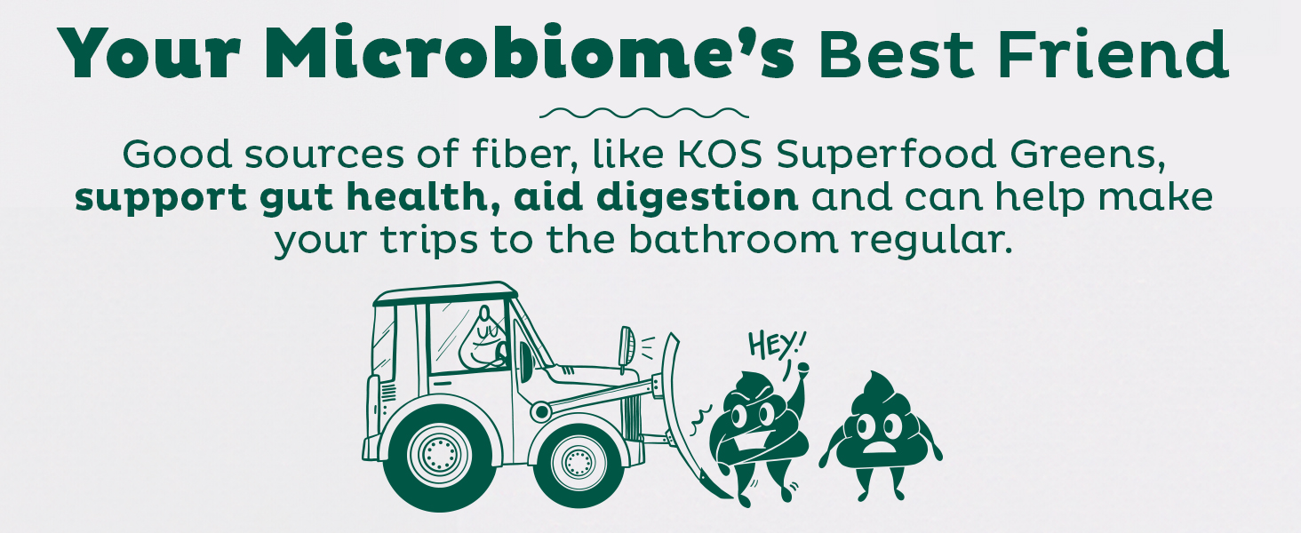 KOS Organic Super Greens Powder Erythritol Free - Plant Based Superfood Blend with Spirulina