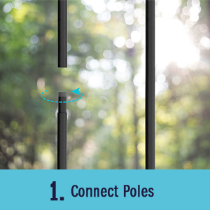 Connect poles