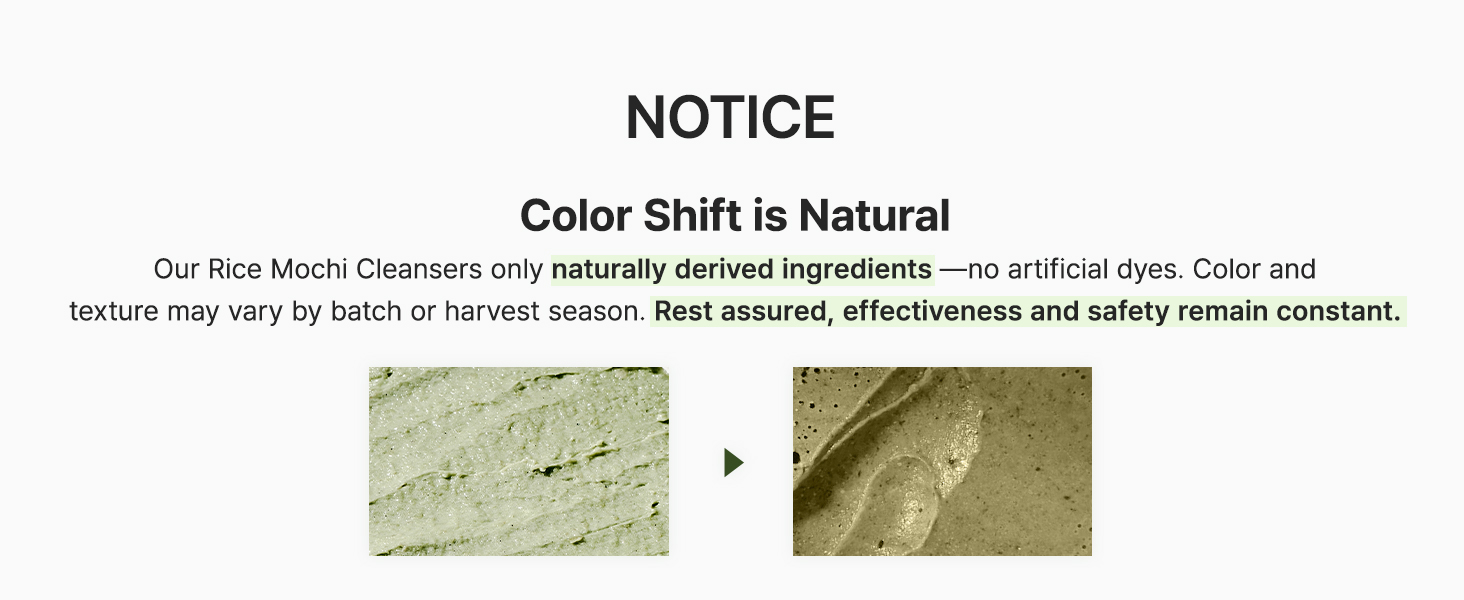 arencia korean rice mochi cleanser