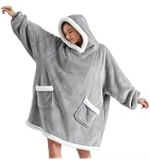Bedsure Blanket Hoodie, Wearable Blanket for Adults & Kids as Gifts for Women Men, Birthday Gifts...