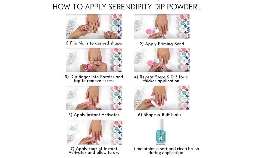 Color Club Serendipity French Ombre Starter Kit Blinged