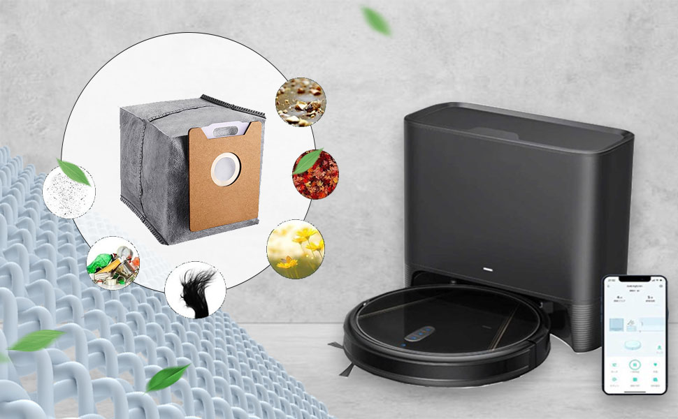 Amazon.co.jp: 14枚 Eufy G40 Hybrid+ 紙パック 消耗品 ユーフィ