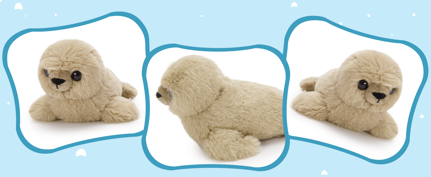 stuffed seal pup