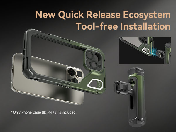 SmallRig x Brandon Li Mobile Cage for iPhone 15 Pro Max Co