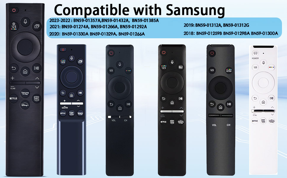 Replacement Voice Remote for Samsung Sma... 12 compatible remote list