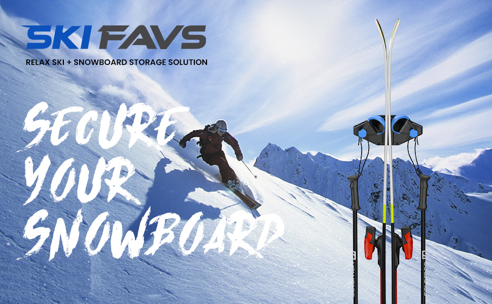 Power Grip Ski Holder Wall Rack