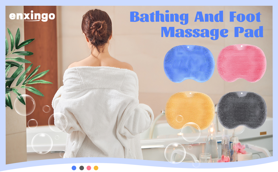 Cepillo de pies ducha masajeador de pies