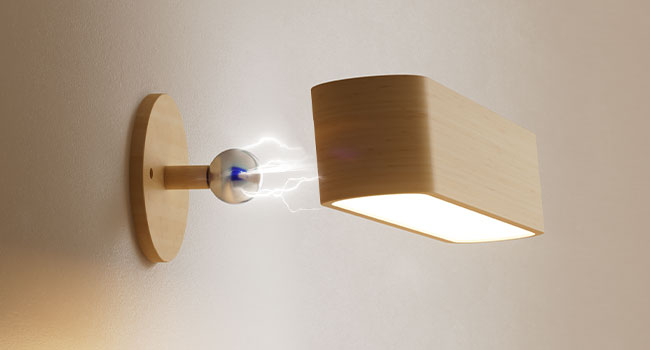 magnetic wall lamp with remote
