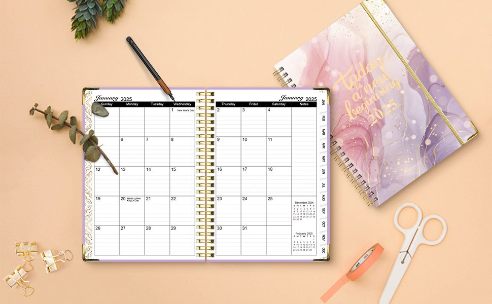MOFELON Diary 20252025 Diary A5 Week to View, Jan 2025 Dec 2025