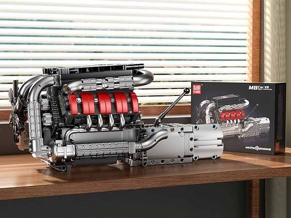 Mould King V8 Engine