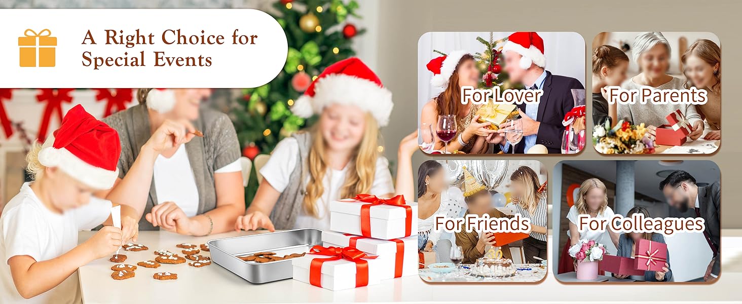 Stainless Steel Baking Sheet Pan Set of 3