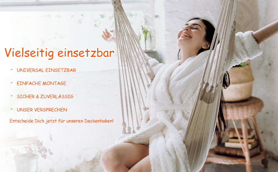 woman in a hammock hanging on a hammock