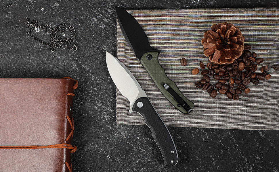 CIVIVI Mini Praxis Folding Pocket Knife, 2.98" D2 Steel