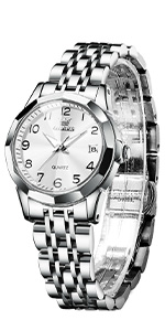 easy read quartz watch for women