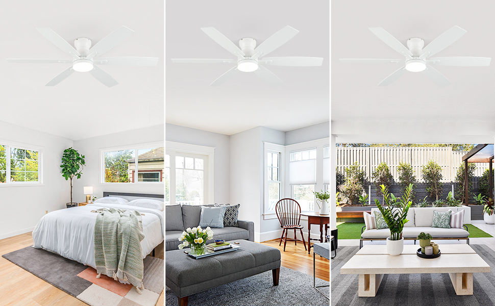 low profile ceiling fan