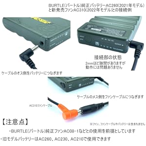 Amazon.co.jp: CNCTWO(コネクトツー) バートル(BURTLE) 空冷作業