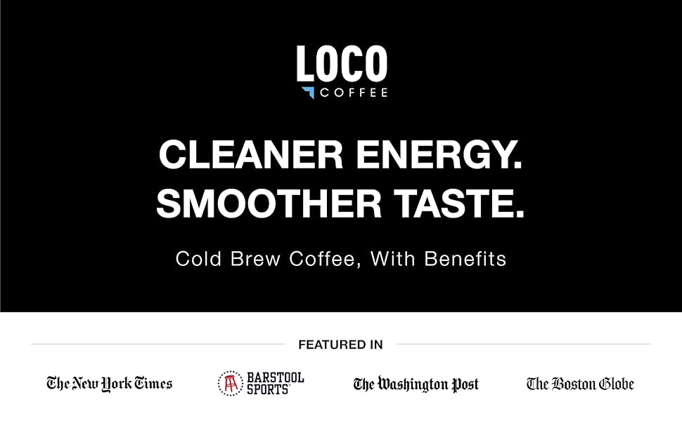 Loco Life Brew Vanilla Honey Cold Brew Coffee With Oat Milk and Coconut Water 11 Ounce Can Pack of 12, Gluten Free and Dairy Free, Low Sugar, Low Calorie Iced Coffee cleaner energy, smoother taste, cold brew coffee with benefits, Loco Coffee