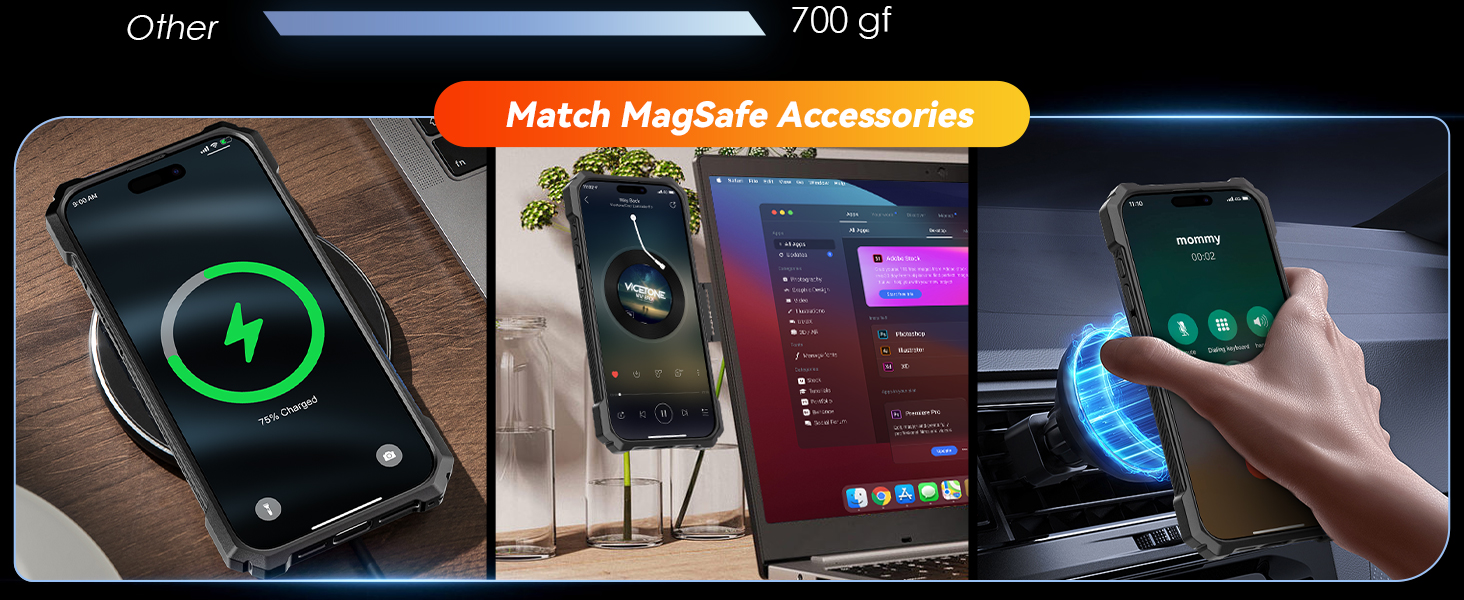 ALAFLY for iPhone 16 Pro Max Case with Camera Cover