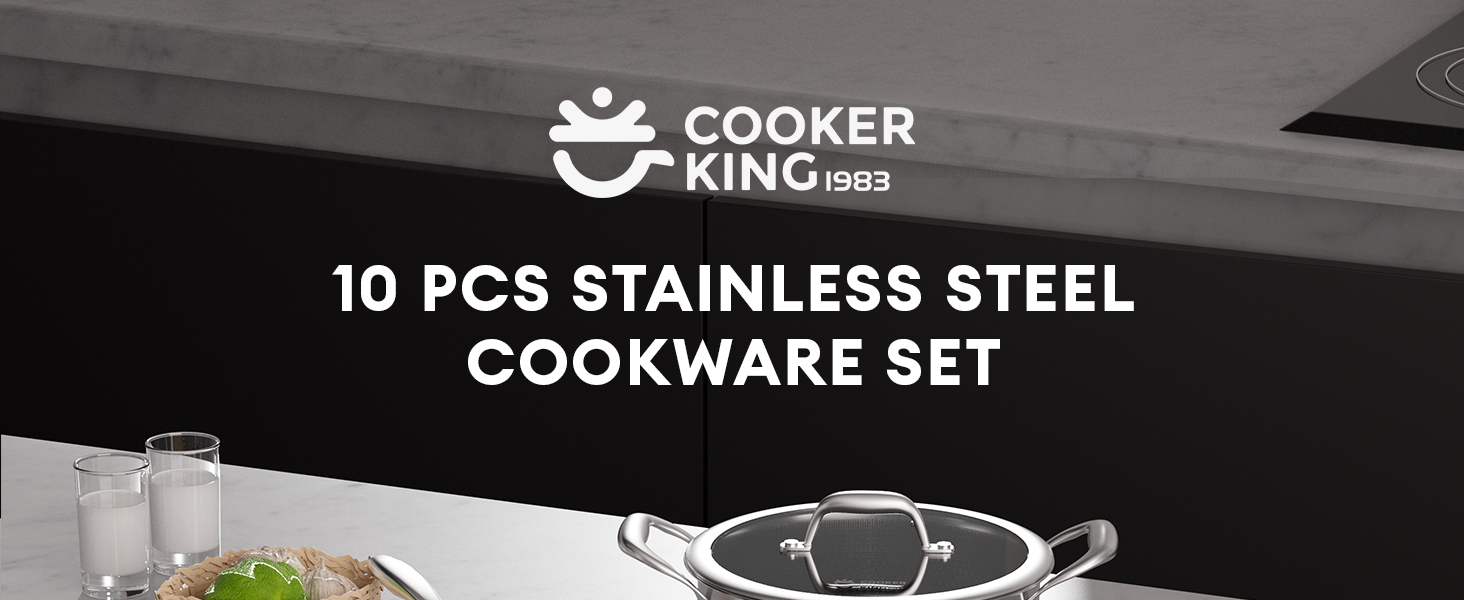 stainless steel cookware set