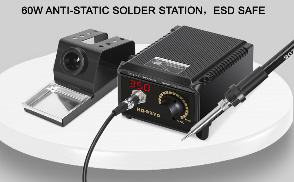 SKY TOPPOWER 60W Digital Soldering Station LCD Display Solder Iron