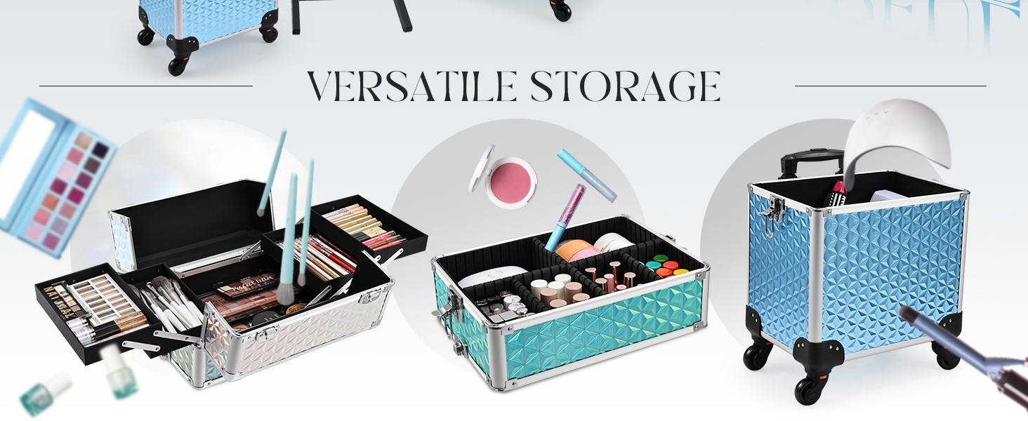 rolling makeup train case