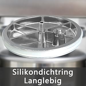 Wurstfüllmaschine aus Edelstahl