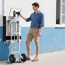 One Man Job for Heavy Wall Mount Solar Battery & Inverter