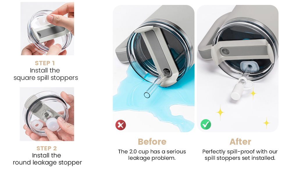 Silicone Snack Tray with Lid for Stanley Cup 40 oz, Pink Snack Bowl for 40oz Tumbler with handle, Stanley Cup Accessories with Spill Stopper Set and Protective Boot for Car Cup Holder Home Party 15 4