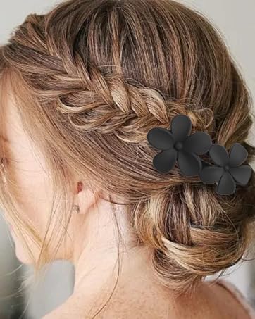 6 Pcs Flat Hair Clips
