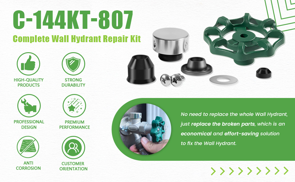 Replace for Prier C144KT807 AntiSiphon Freezeless Faucet