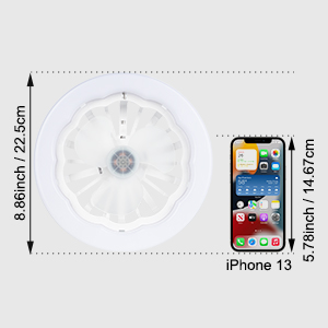 LED smart fan light