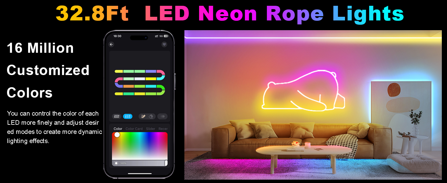 neon rope light