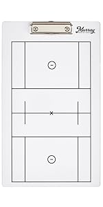 Murray Sporting Goods Lacrosse Coaches Clipboard Dry Erase Marker Board